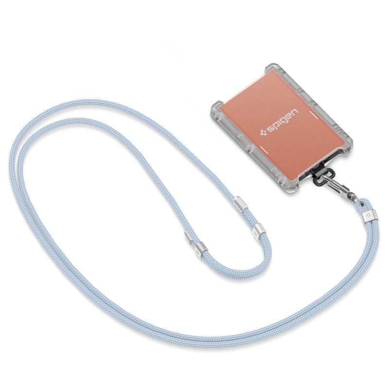 Set 2 curele Spigen, design crossbody/pentru incheietura, 790mm/220mm, albastru (Șnururi și Curele Telefon, AFA08364) by www.silkase.ro